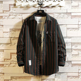 Casual Spring Autumn Plaid Shirt Men Long Sleeve High Quality 2020 Japan Style Loose Streetwear Plus Size M-5XL Clothes